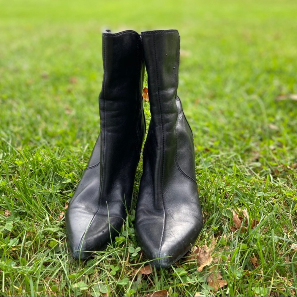 Nine West Heeled Leather Boots